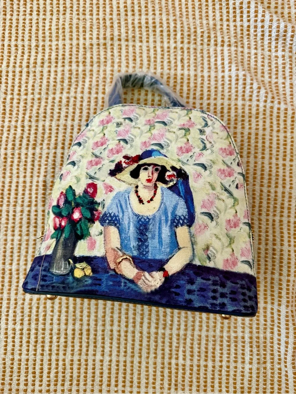 Signare Tapestry Convertible mini backpack and crossbody bag NWT